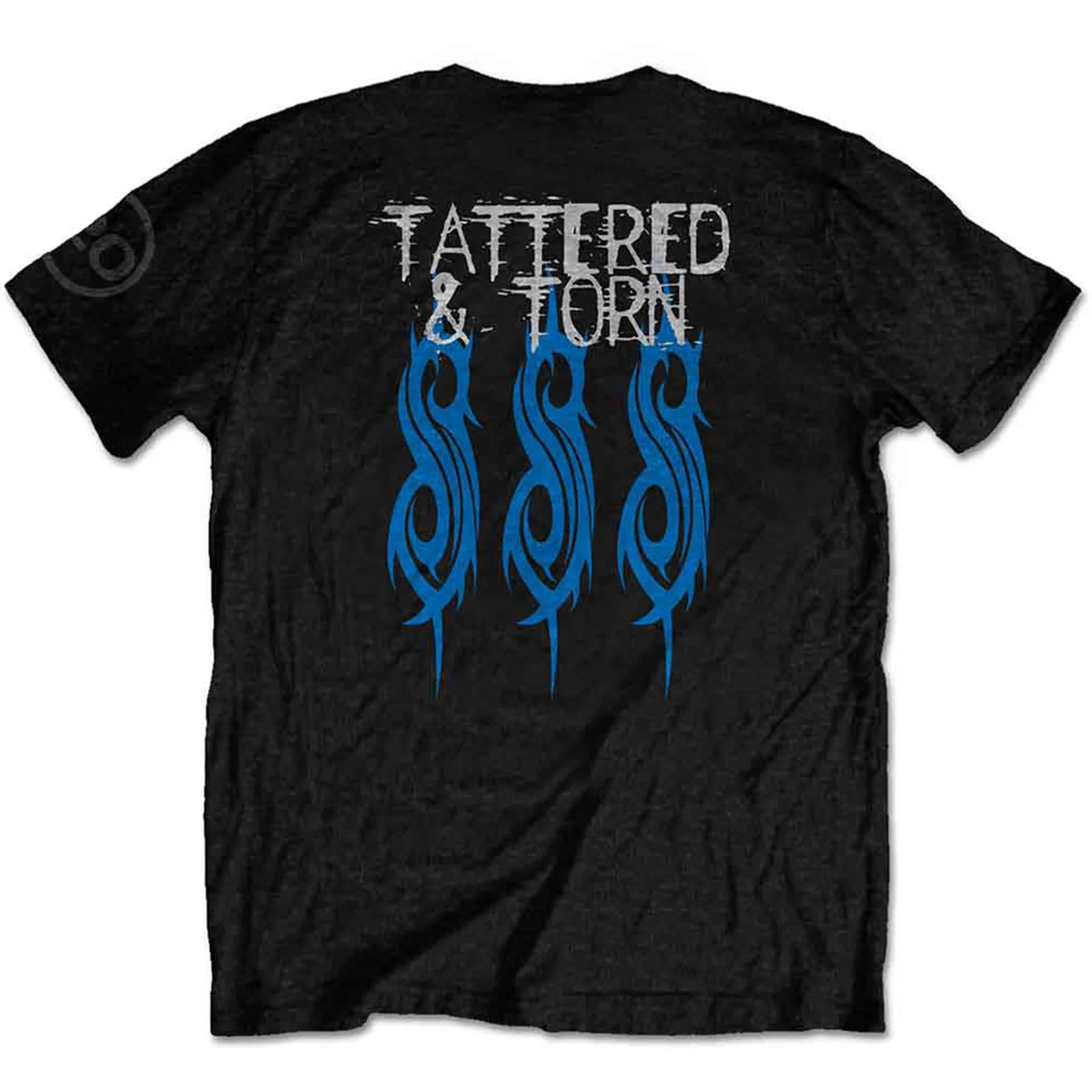 SLIPKNOT - 20TH ANNIVERSARY TATTERED & TORN - T-Shirt Black (Back Print) - Image 2