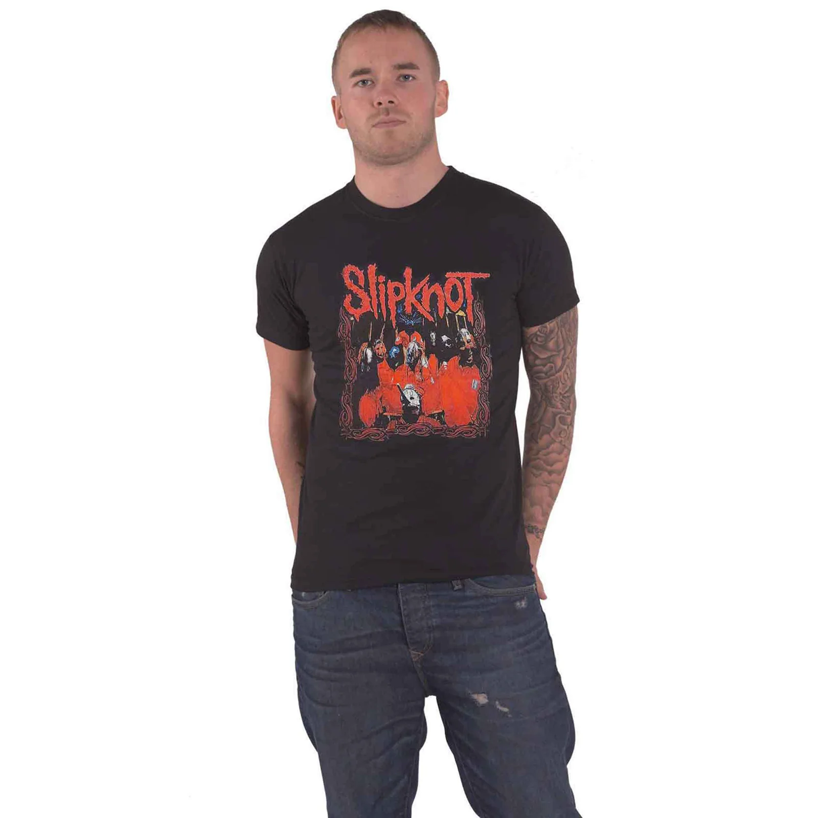 SLIPKNOT - BAND FRAME - T-Shirt Black - Image 2