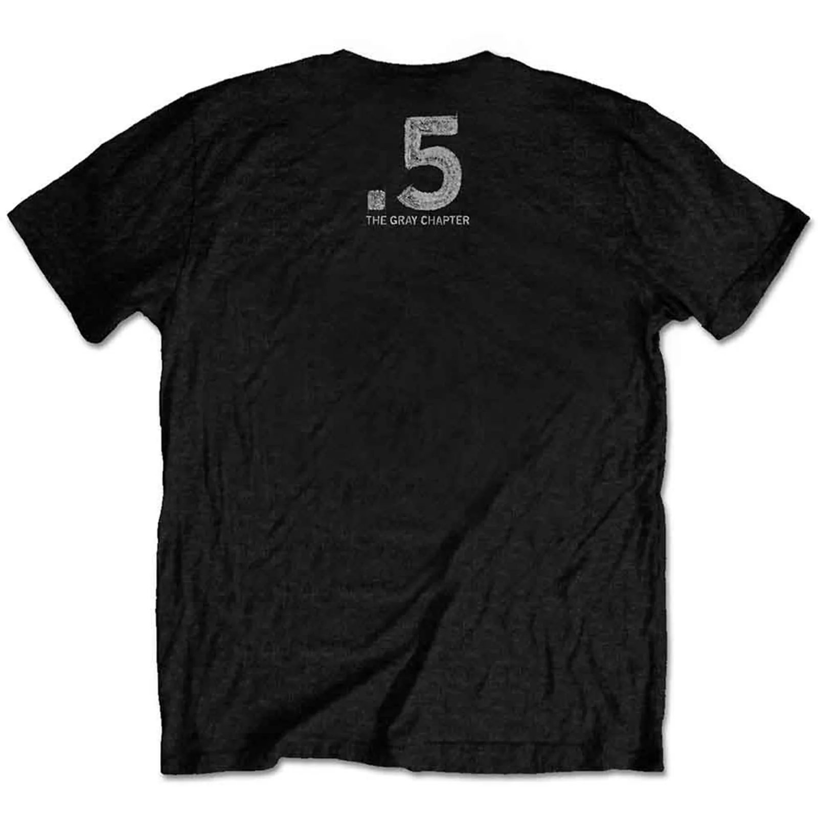 SLIPKNOT - GRAY CHAPTER SKULL - T-Shirt Black (Back Print) - Image 2