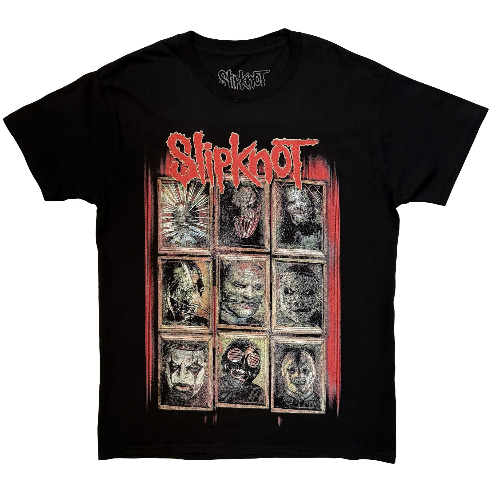 SLIPKNOT - NEW MASKS - T-Shirt Black (Back Print)