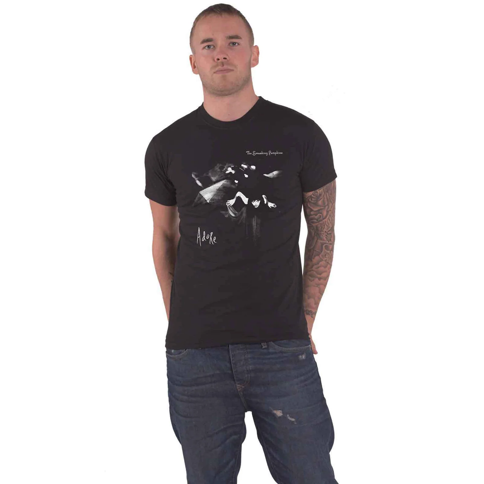 THE SMASHING PUMPKINS - ADORE - T-Shirt Black (Back Print) - Image 3