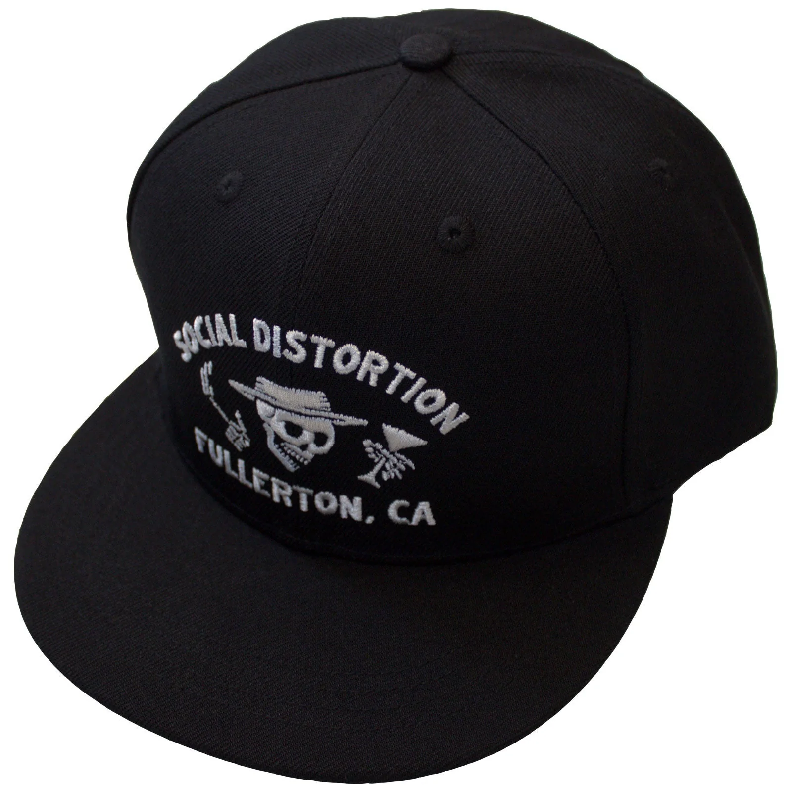 SOCIAL DISTORTION - FULLERTON SKELLY - Snapback Cap Black