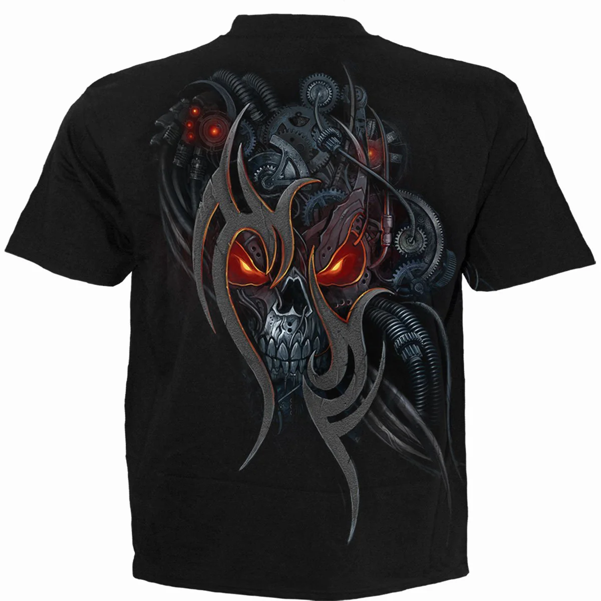 STEAMPUNK SKULL - T-Shirt Black - Image 2