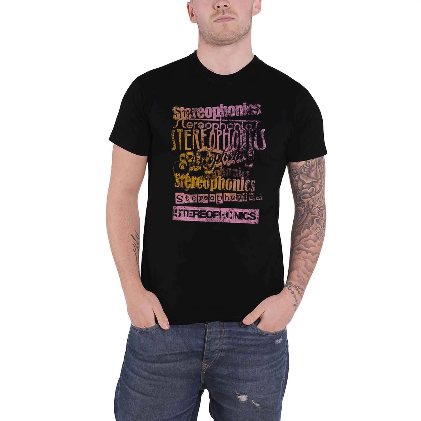 STEREOPHONICS - LOGOS - T-Shirt Black - Image 2