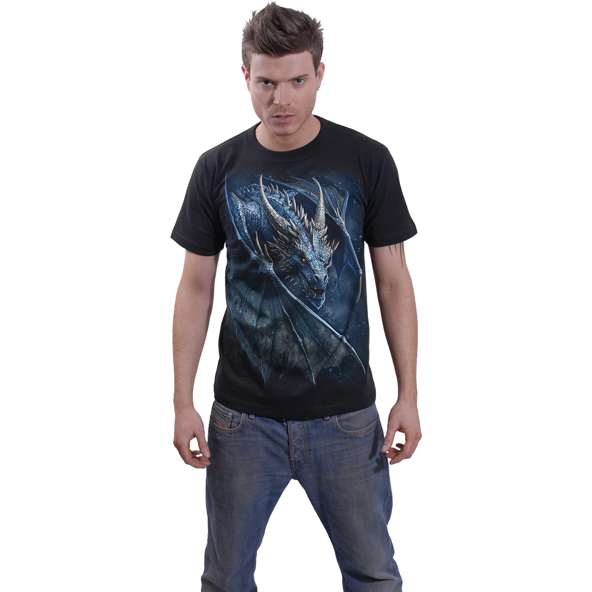STORM DRAGON - T-Shirt Black - Image 3