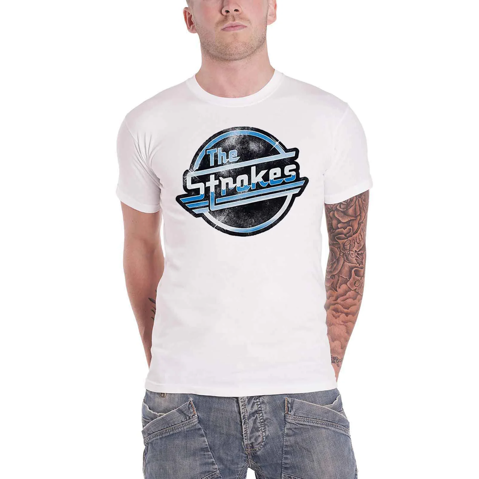 THE STROKES - DISTRESSED OG MAGNA - T-Shirt White