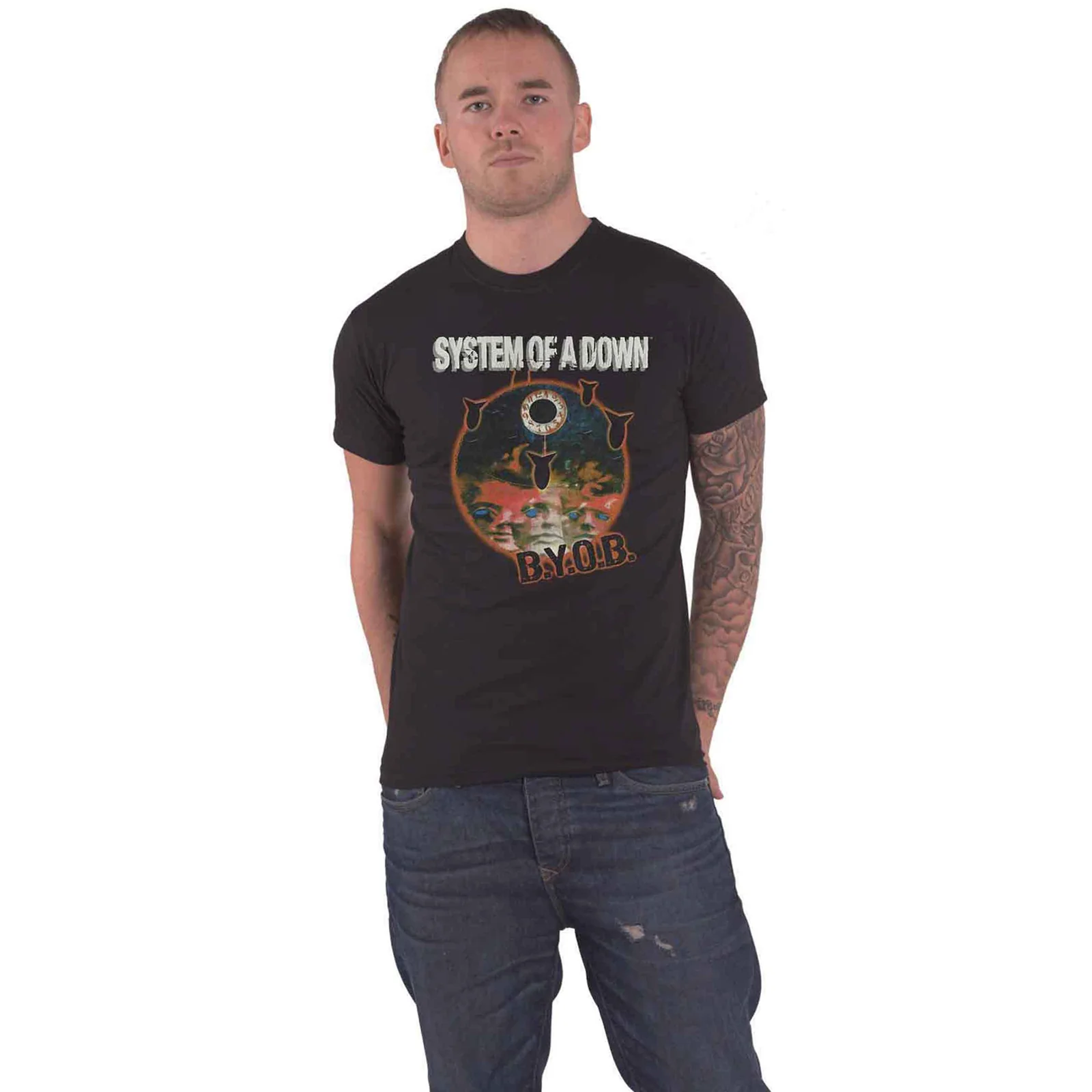 SYSTEM OF A DOWN - BYOB CLASSIC - T-Shirt Black - Image 2