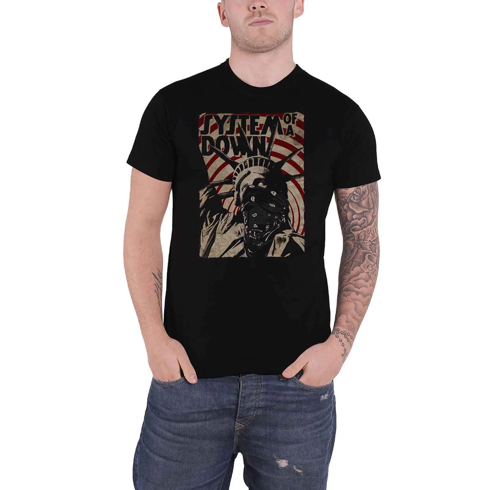 SYSTEM OF A DOWN - LIBERTY BANDIT - T-Shirt Black - Image 2
