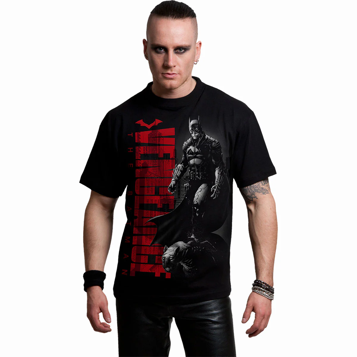 THE BATMAN - COMIC COVER - Front Print T-Shirt Black - Image 2