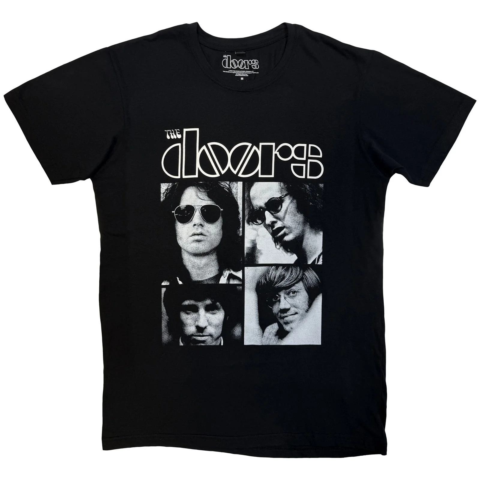 THE DOORS - SQUARES - Carbon T-Shirt Black