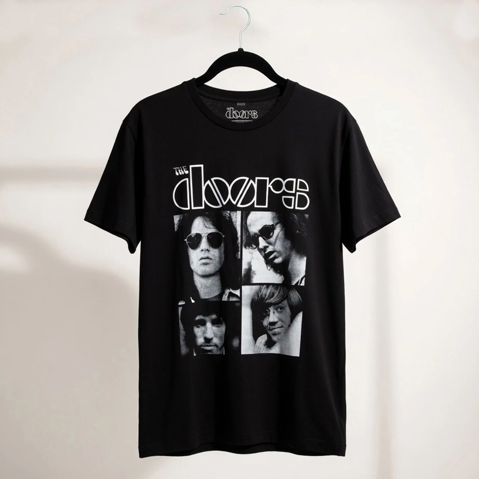 THE DOORS - SQUARES - Carbon T-Shirt Black - Image 2