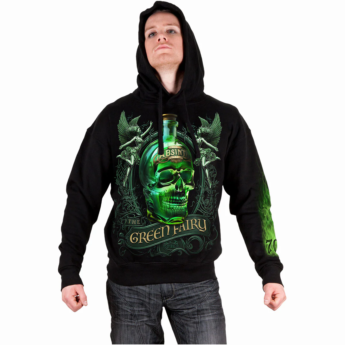 THE GREEN FAIRY - Hoody Black - Image 3