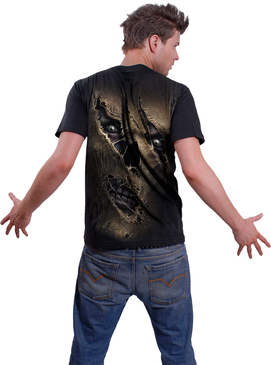 THREAD SCARE - T-Shirt Black - Image 3
