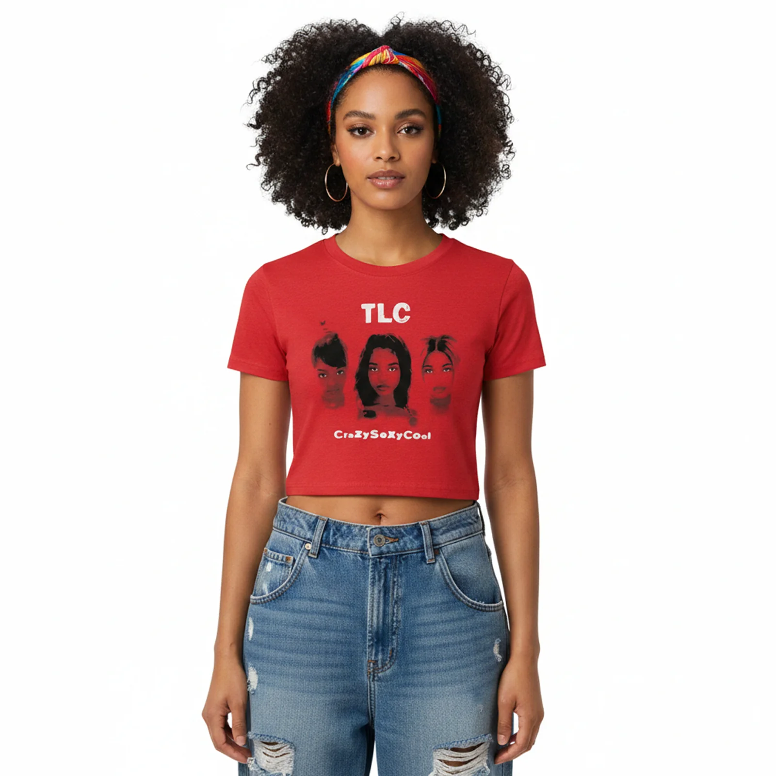 TLC - CRAZYSEXYCOOL - Crop Top Red - Image 2