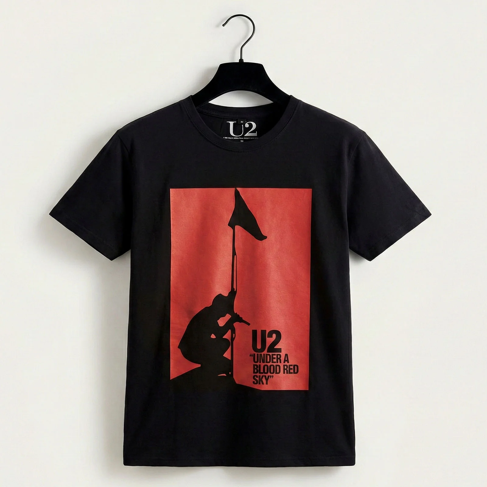 U2 - BLOOD RED SKY - Carbon T-Shirt Black - Image 2