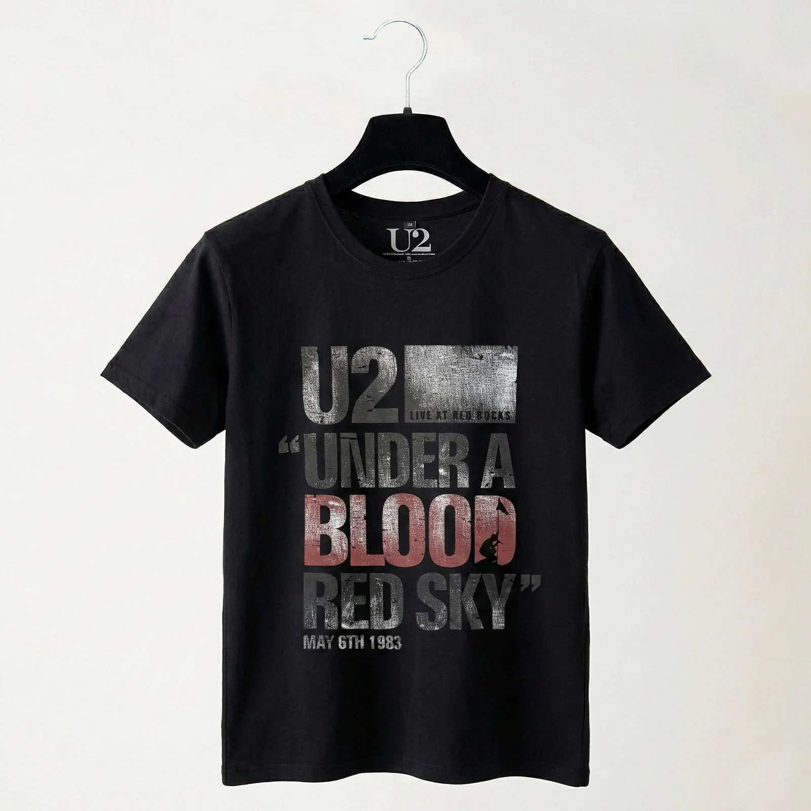 U2 - BLOOD RED SKY LIVE - Carbon T-Shirt Black - Image 2