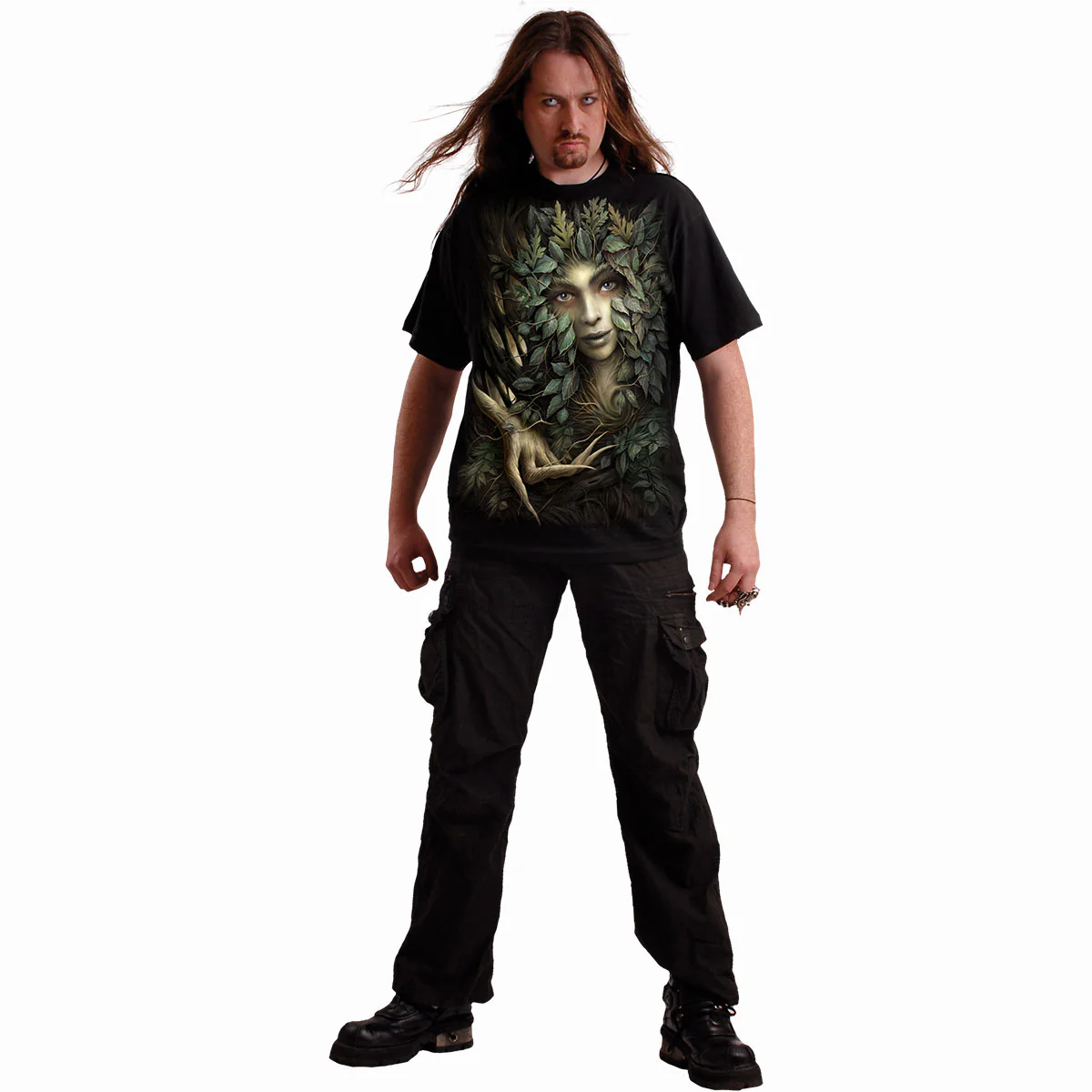 WOODLAND QUEEN - T-Shirt Black - Image 3
